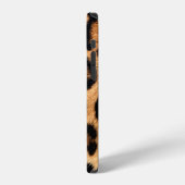Coque iPhone 12 Texture imprimée guépard (Côté gauche)