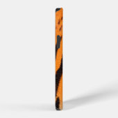 Coque iPhone 12 Texture imprimée tigre (Côté droit)