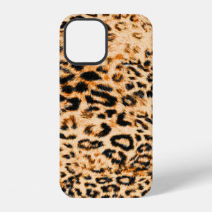 Coque iPhone 12 Texture peau léopard, motif léopard