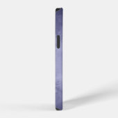 Coque iPhone 12 Texture sélénium bleu acrylique (Côté droit)