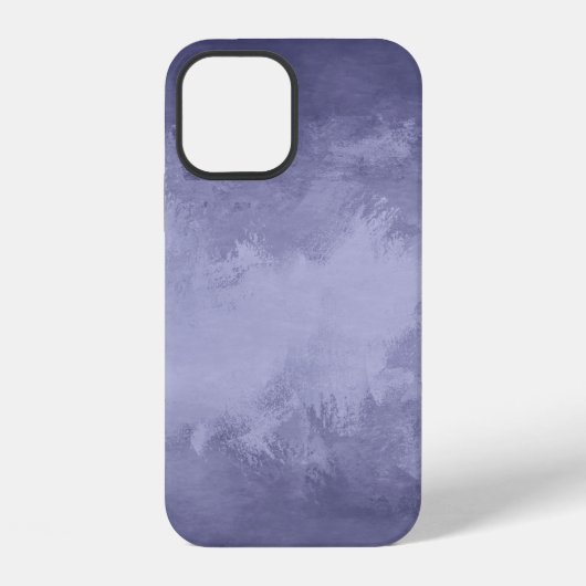 Coque iPhone 12 Texture sélénium bleu acrylique (Verso)