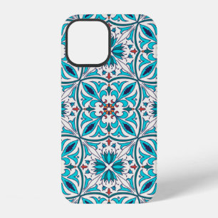Coque iPhone 12 texture vintage sans couture. Beau motif coloré