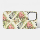 Coque iPhone 12 Thème Vintage Paris (Verso Horizontal)