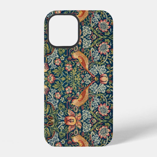 Coque iPhone 12 Thief de fraises par William Morris (Verso)