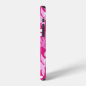 COQUE iPhone 12 TIARE (ROSE CHAUDE) (Côté gauche)