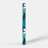 COQUE iPhone 12 TIARE (TURQUOISE) (Côté droit)