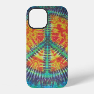 Coque iPhone 12 Tiedye Signe de Paix