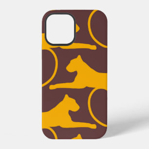 Coque iPhone 12 Tirage Abstrait à la main Leopard Cheetah Panther