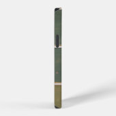 Coque iPhone 12 Tiroir vert et jaune (Côté droit)