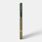 Coque iPhone 12 Tiroir vert et jaune (Côté gauche)