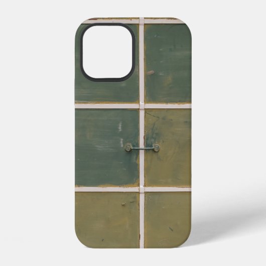 Coque iPhone 12 Tiroir vert et jaune (Verso)