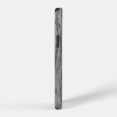 Coque iPhone 12 Tissu gris (Côté droit)