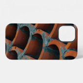 Coque iPhone 12 Toit orange (Verso Horizontal)