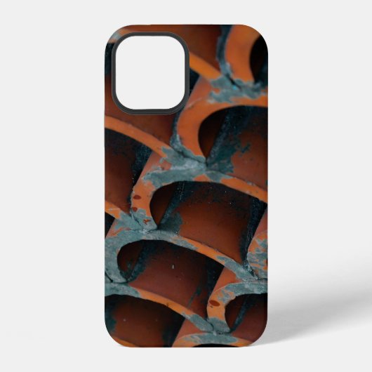 Coque iPhone 12 Toit orange (Verso)