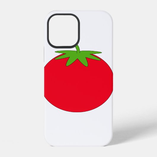 Coque iPhone 12 Tomate rouge. (Verso)