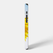 Coque iPhone 12 Tournesol jaune (Côté gauche)