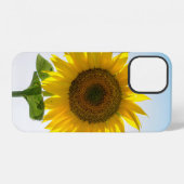 Coque iPhone 12 Tournesol jaune (Verso Horizontal)