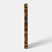 Coque iPhone 12 Tracé d'automne rétro (Côté gauche)
