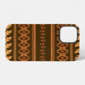 Coque iPhone 12 Tracé d'automne rétro (Verso Horizontal)