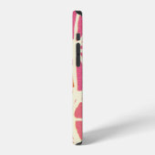 Coque iPhone 12 Tranches de pamplemousse motif sans couture, agrum (Côté gauche)