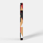 Coque iPhone 12 Triangle Abstrait, Beauté Élégante Rétro. (Côté droit)