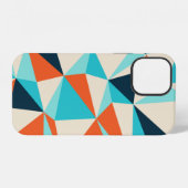 Coque iPhone 12 Triangle seamless pattern (Verso Horizontal)