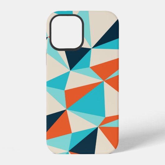 Coque iPhone 12 Triangle seamless pattern (Verso)
