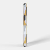 Coque iPhone 12 triangles de conception scandinave sans couture mo (Côté droit)