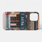 COQUE iPhone 12 TROIS BICYCLETTES PARKÉES DEVANT L'ÉDIFICE (Verso Horizontal)