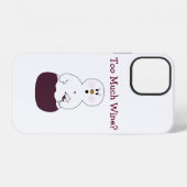 Coque iPhone 12 Trop de Vin (Verso Horizontal)