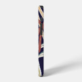 Coque iPhone 12 Tropical Dark : Creative Plante Print (Côté gauche)