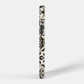 Coque iPhone 12 Tuile en patchwork sans couture avec Islam, arabe, (Côté droit)