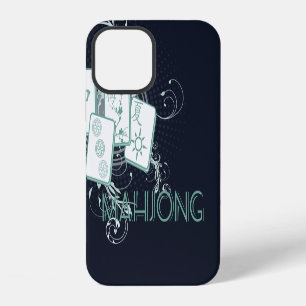 Coque iPhone 12 Tuiles de Mahjong artistiques