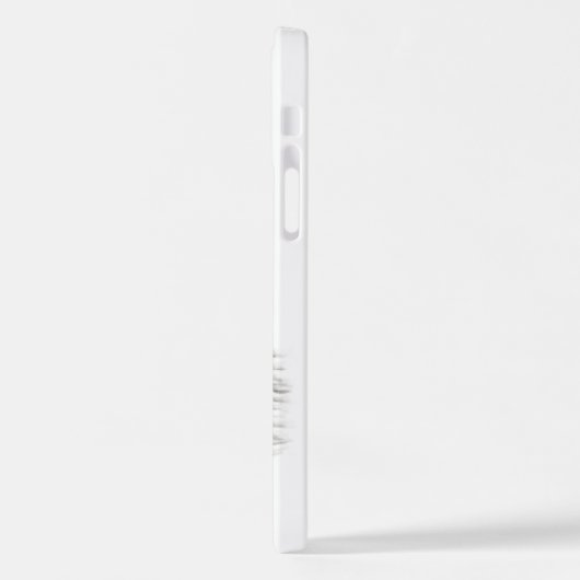 Coque iPhone 12 Un Angel endormi, design noir et blanc (Côté gauche)