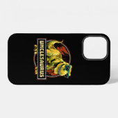 Coque iPhone 12 Unclesaurus T rex Uncle Saurus Dinosaur (Verso Horizontal)