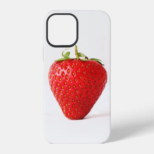 Coque iPhone 12 Une iphcna de fraise rouge (Verso)