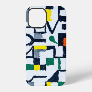 Coque iPhone 12 Une peinture au couteau à palette ; Peinture de gr