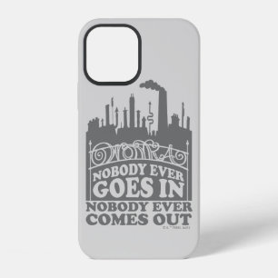 Coque iPhone 12 Usine de Willy Wonka - Personne n'entre jamais