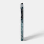 Coque iPhone 12 vague océanique (Côté gauche)