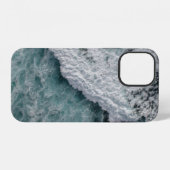 Coque iPhone 12 vague océanique (Verso Horizontal)