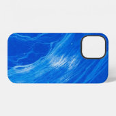 Coque iPhone 12 Vagues bleues de l'océan en été (Verso Horizontal)