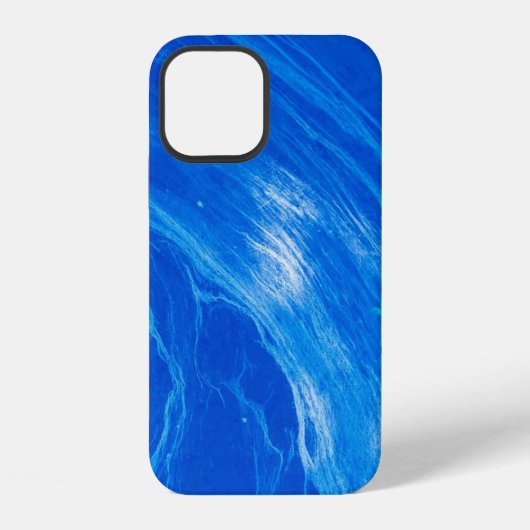 Coque iPhone 12 Vagues bleues de l'océan en été (Verso)