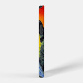 Coque iPhone 12 Van Gogh Style Chat Sunset Beach (Côté droit)