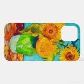 Coque iPhone 12 Van Gogh Sunflowers (Verso Horizontal)