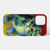 Coque iPhone 12 Van Gogh Tabby Cat (Verso Horizontal)
