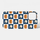Coque iPhone 12 Vérifications de crânes et de citrouilles (Verso Horizontal)