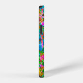 Coque iPhone 12 Verre floral (Côté droit)