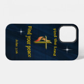 Coque iPhone 12 verset biblique (Verso Horizontal)