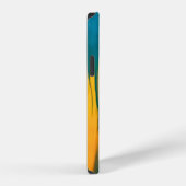 COQUE iPhone 12 VÊTEMENTS JAUNE ET BLEU (Côté droit)