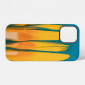 COQUE iPhone 12 VÊTEMENTS JAUNE ET BLEU (Verso Horizontal)